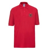 Bunscoill Ghaelgagh - Embroidered Polo - Red